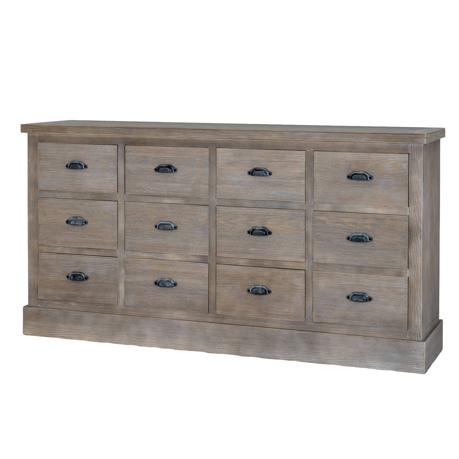 Haldon Collection 12 Drawer Chest – Material: Wood