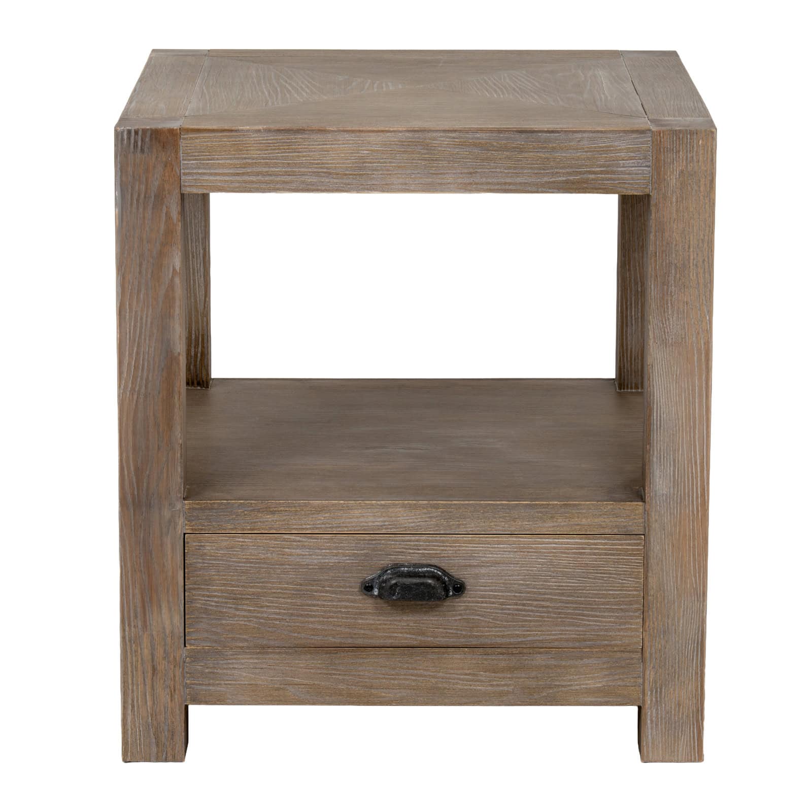 Haldon Collection 1 Drawer Side Table With Shelf - Image 4