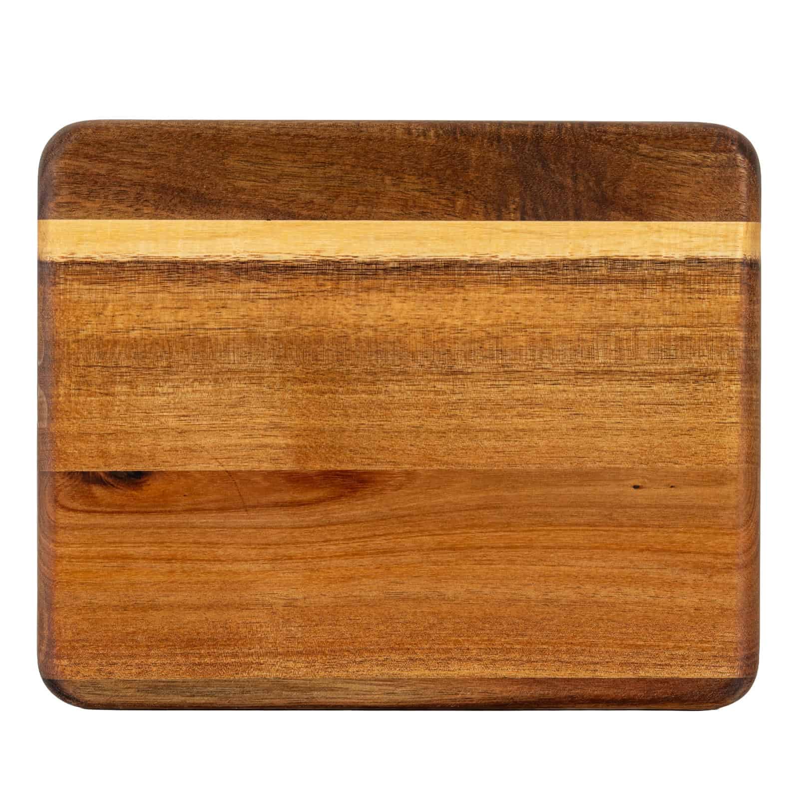 Acacia Serving Tray with Slate – Colour: Brown
