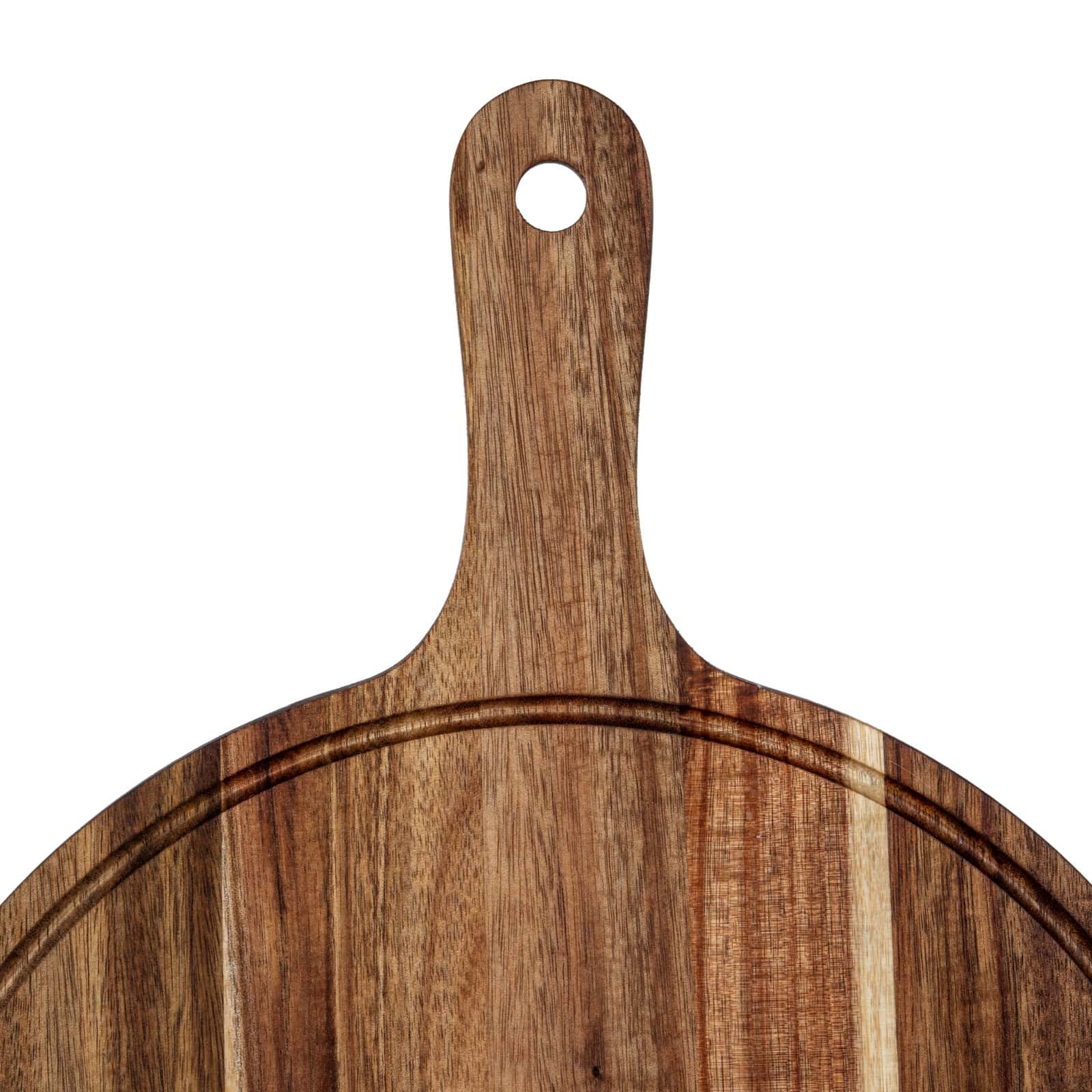 Round Acacia Serving Board – Colour: Brown