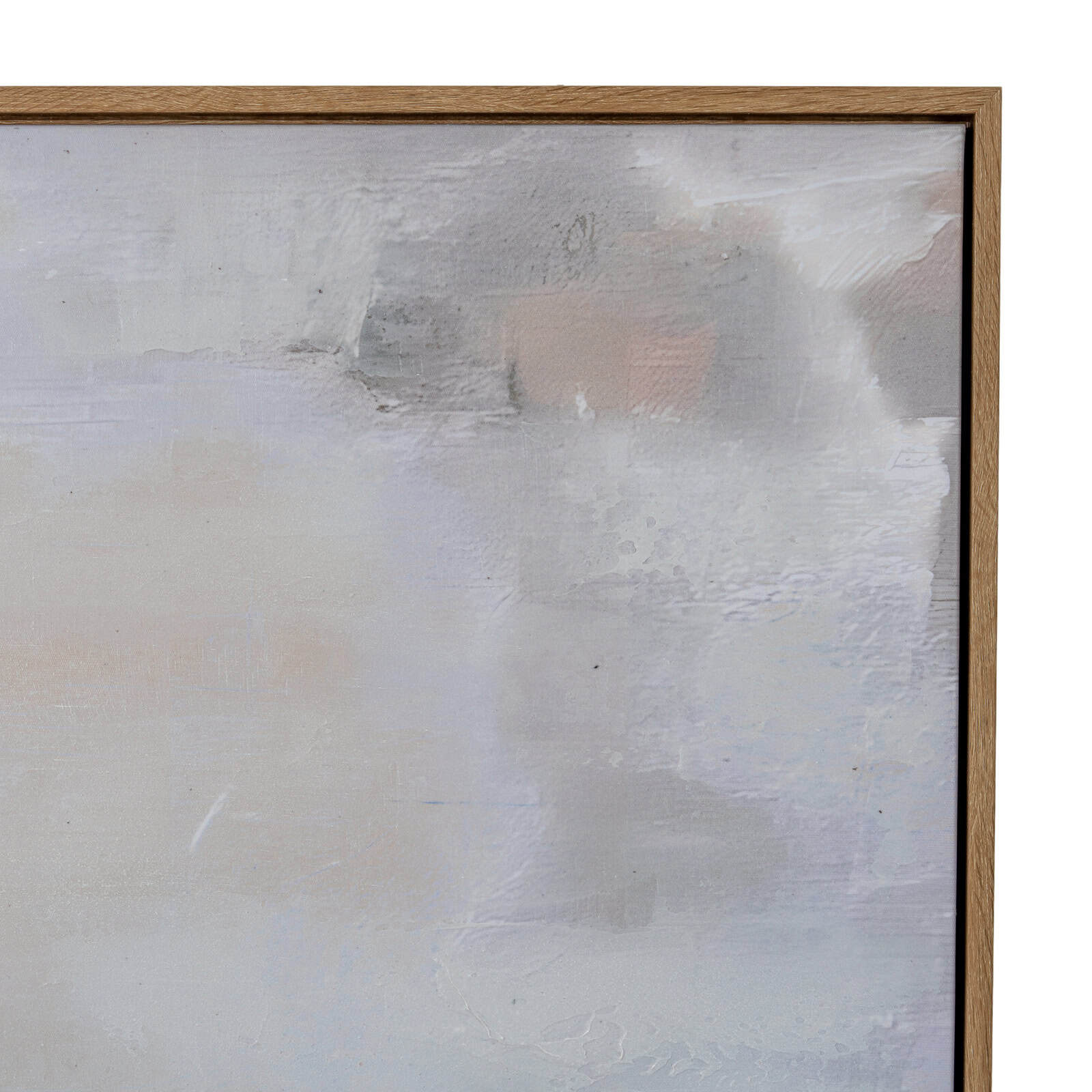Hillside View Hand Painted Canvas in Frame – Colour: Multi-Coloured