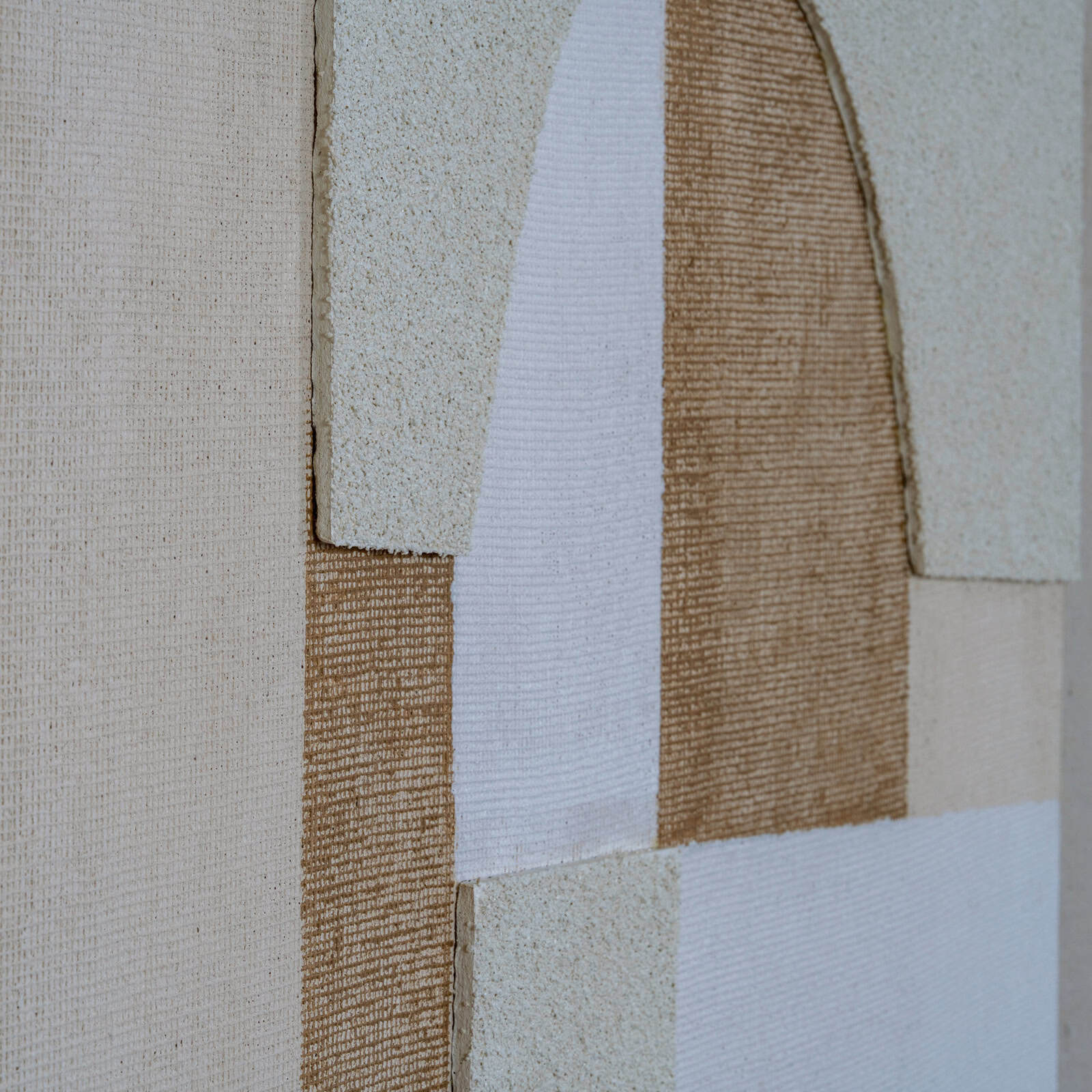 Portina Linen Textured Canvas in Frame – Wall Art