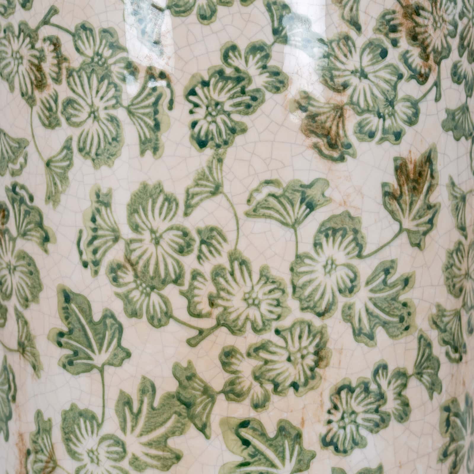 Large Green Clover Tall Olpe Vase – Vases