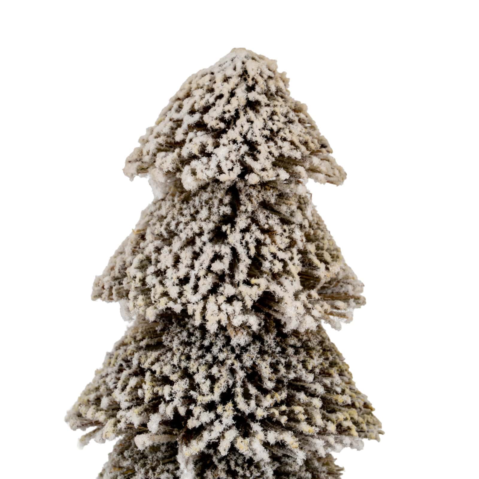 Medium Tiered Snowy Brush Tree – Colour: Brown