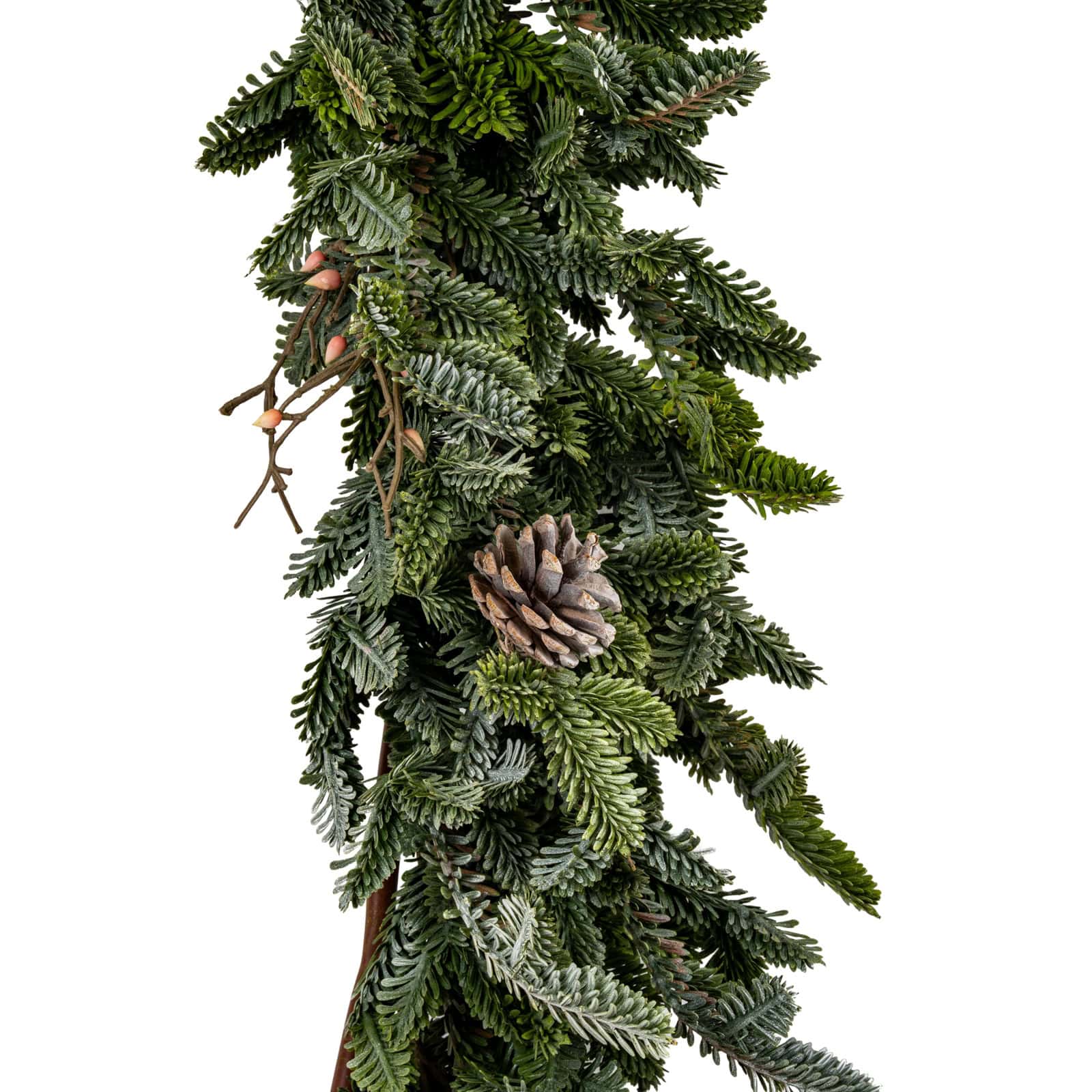 Woodland Pine Garland With Pinecones – Colour: Green