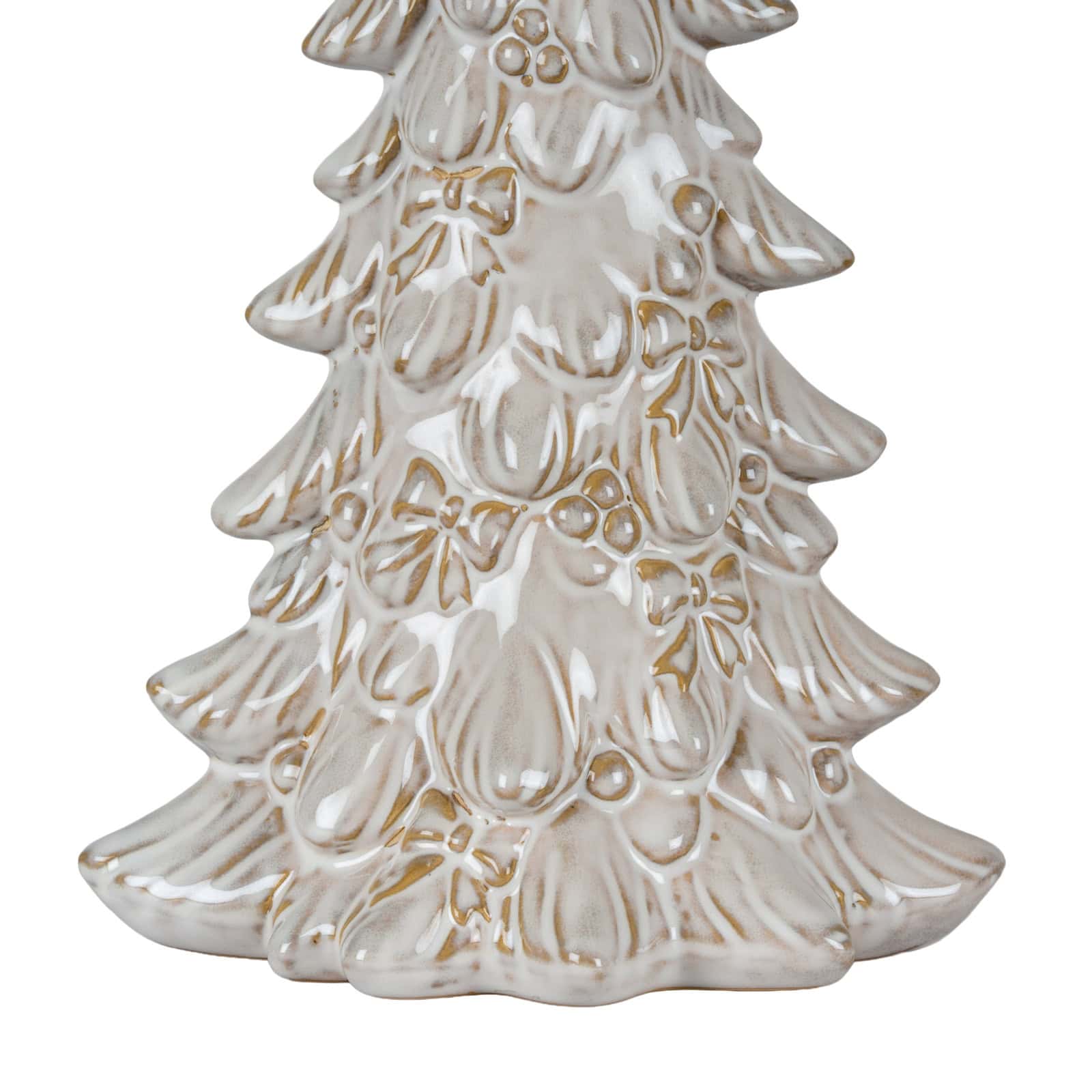 Alora Ceramic Small Tree With Bows – Colour: White