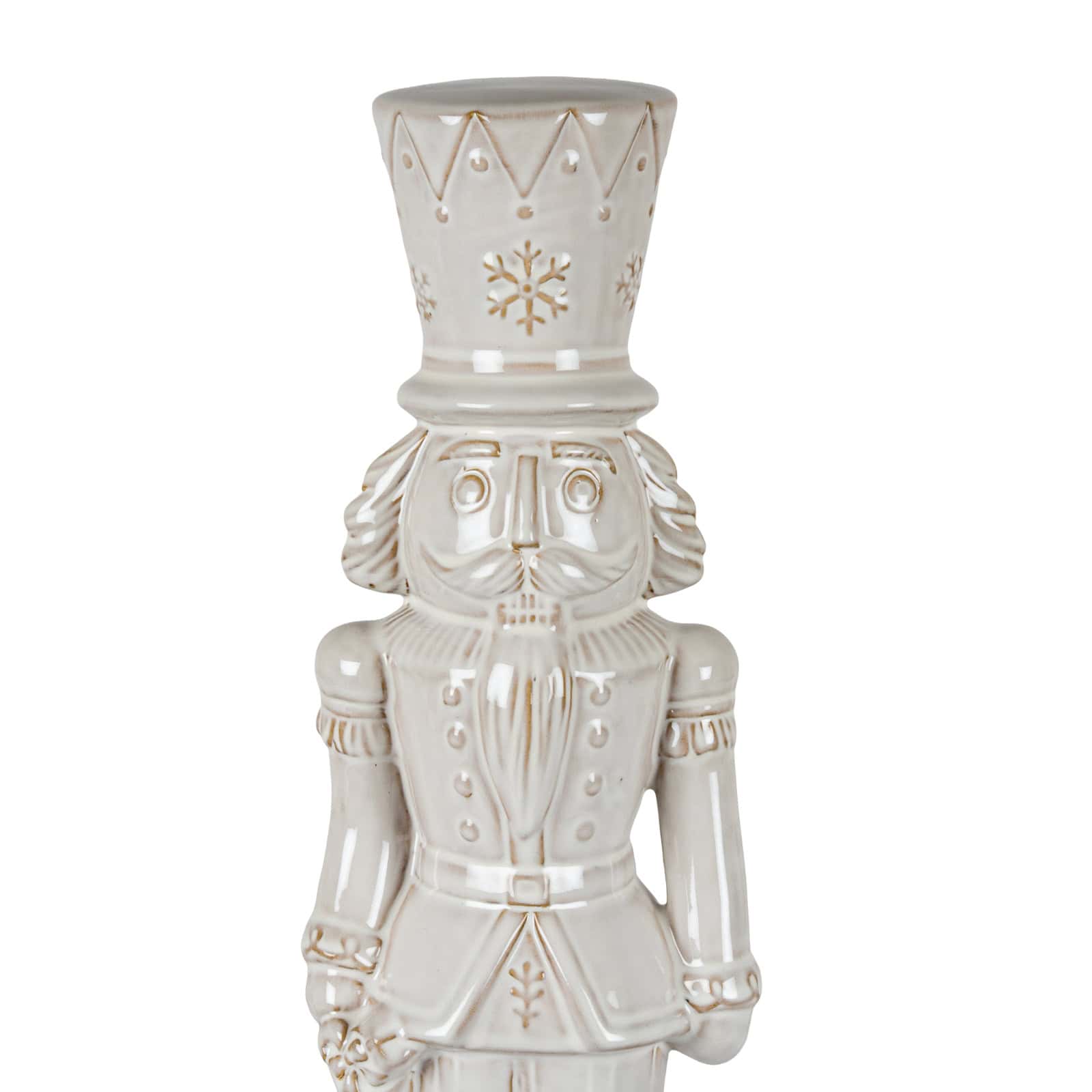 Alora Ceramic Nutcracker With Stocking – Christmas Decorations