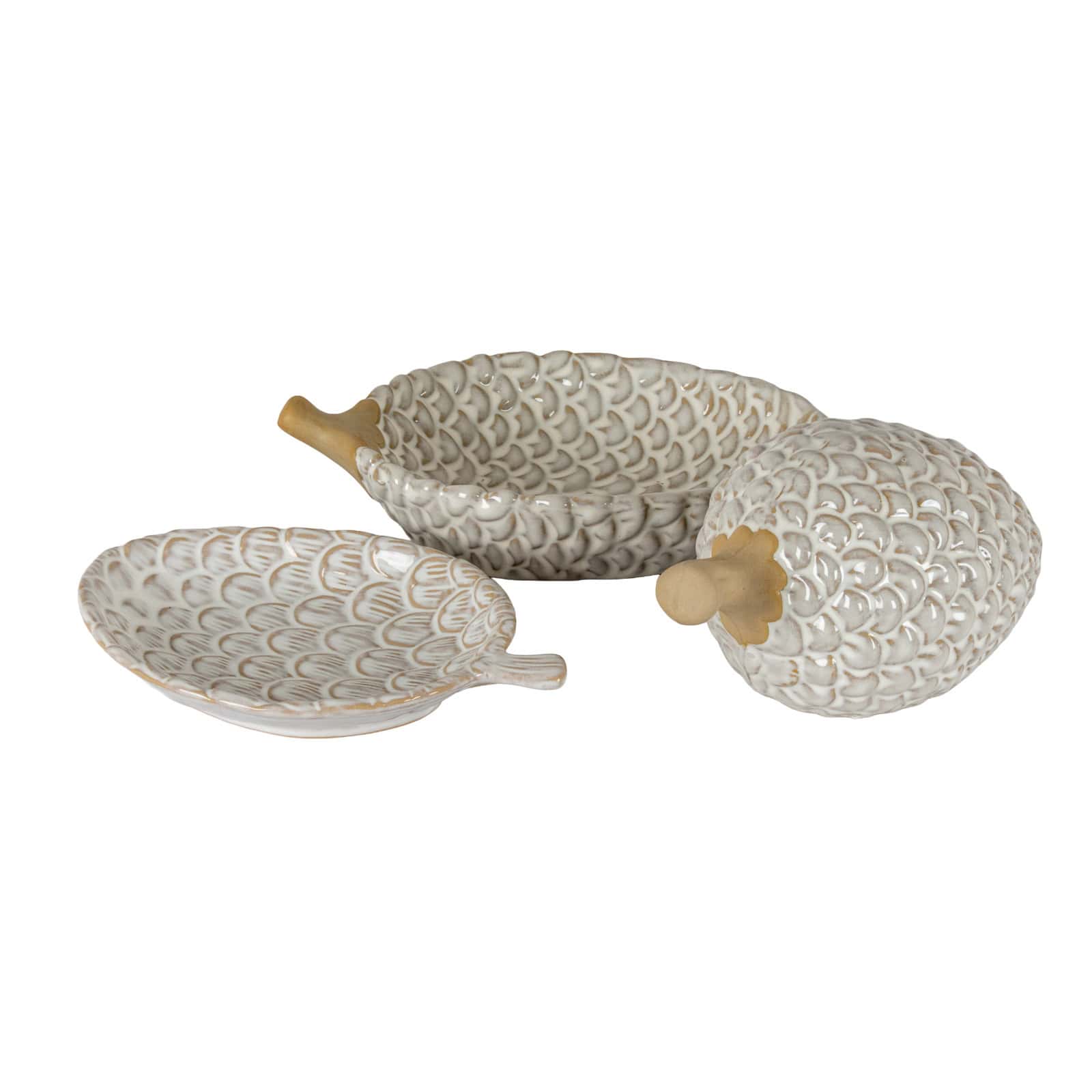 Alora Ceramic Pinecone Medium Dish - Image 3