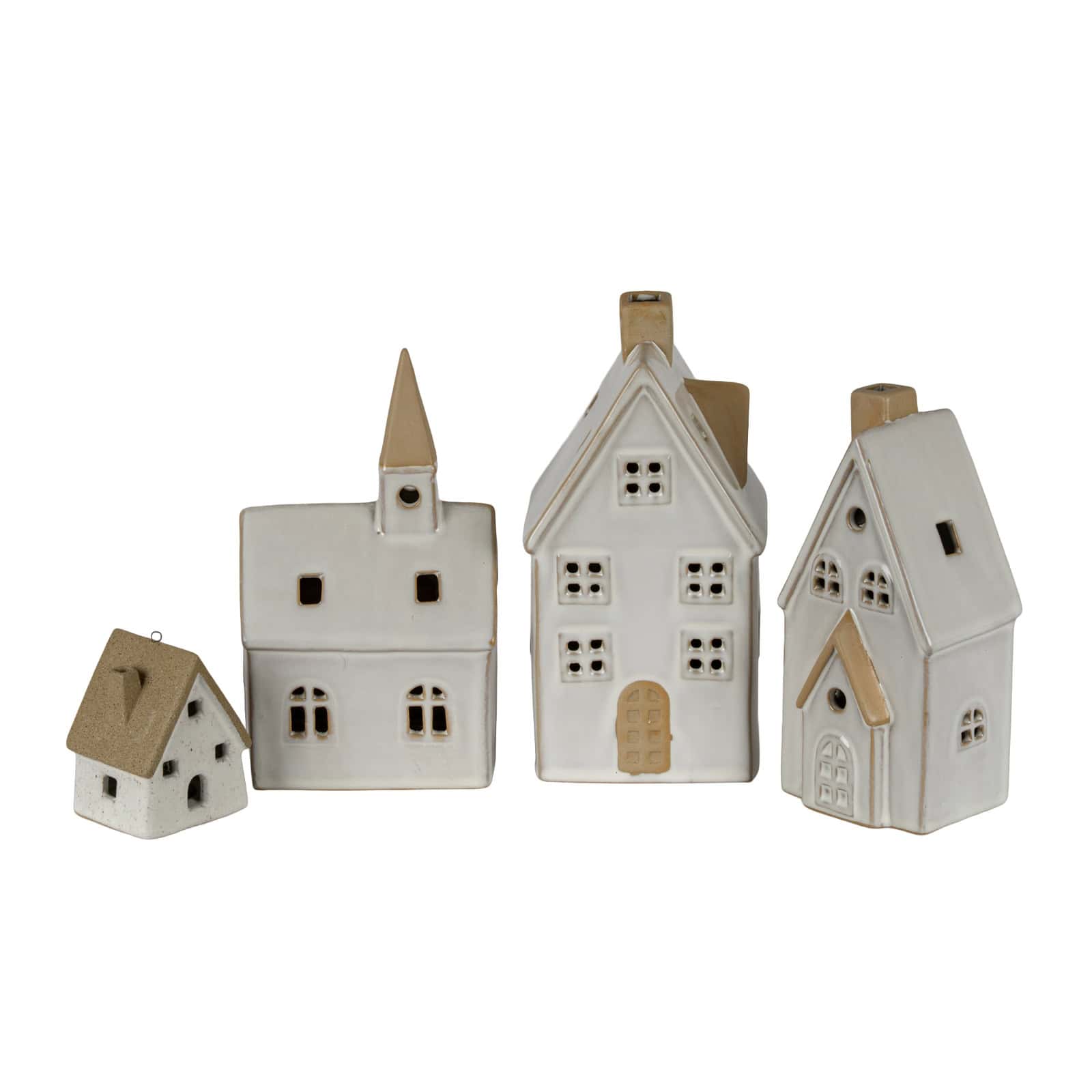 Alora Ceramic Church With LED Light – Additional view