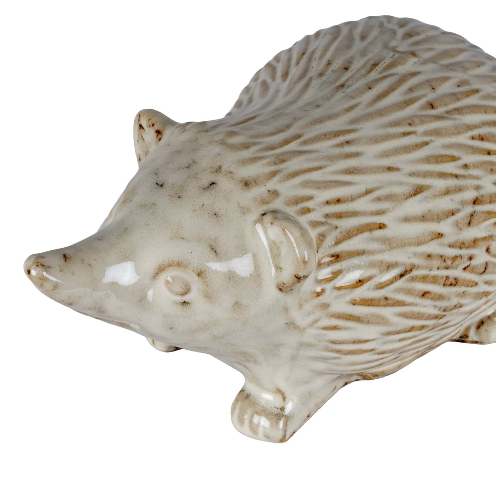 Alora Ceramic Small Hedgehog – Colour: White