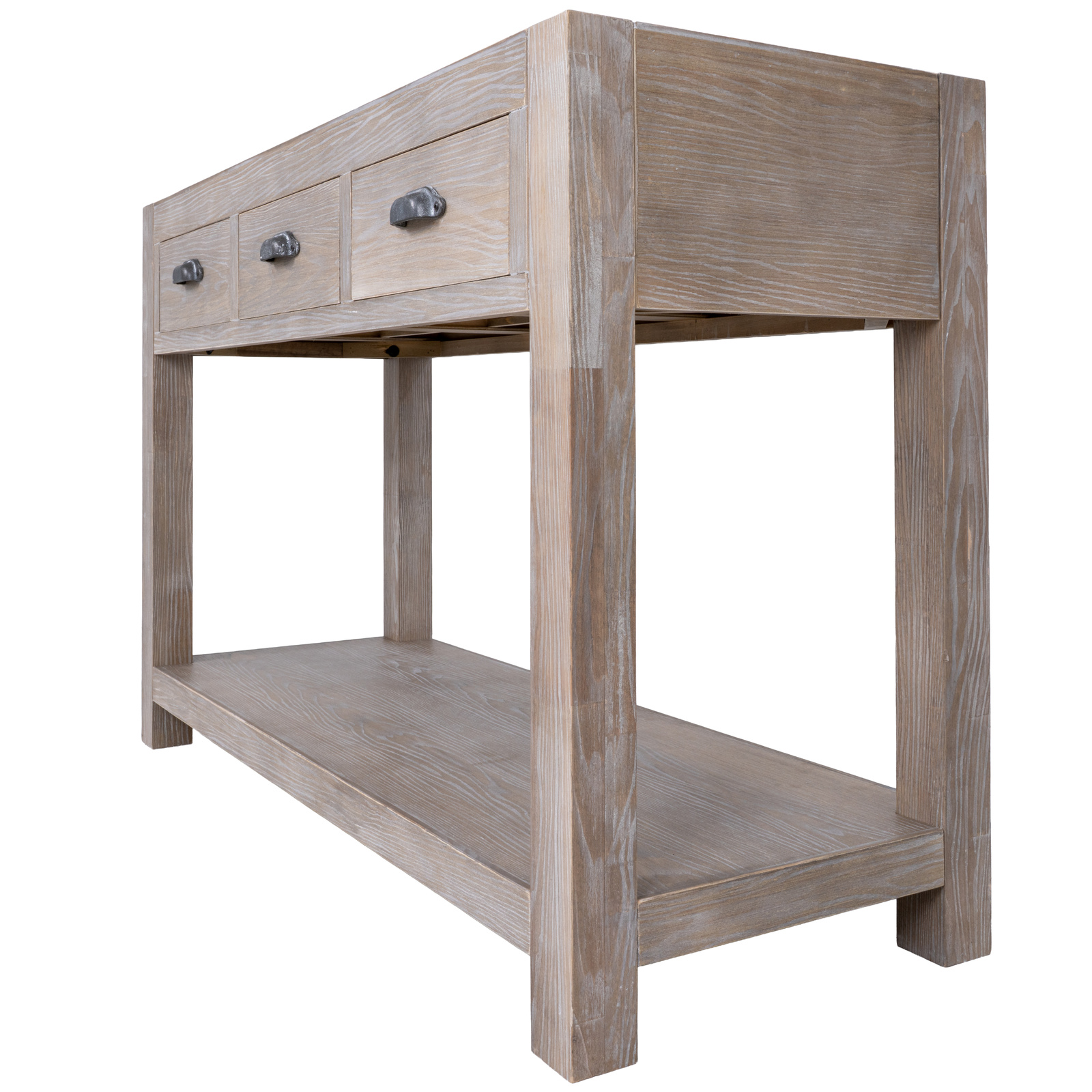 Haldon Collection 3 Drawer Console Table - Image 4