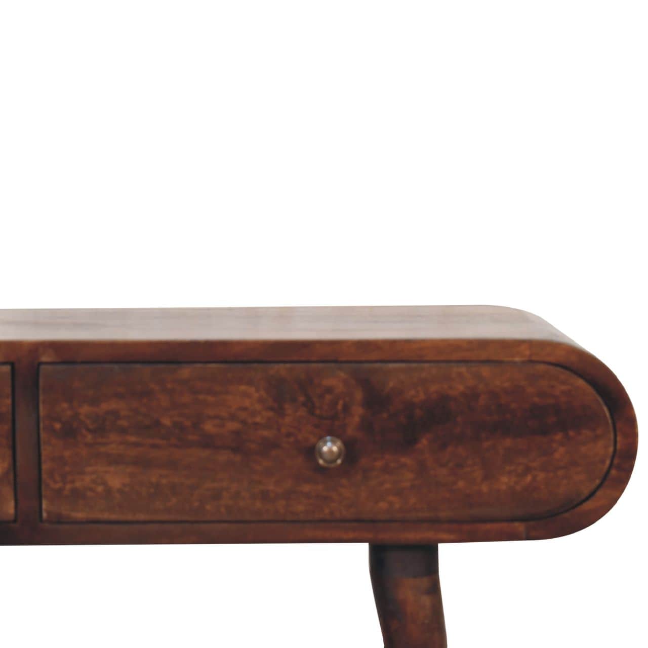 Walnut Curved Edge Console Table – Additional view 2