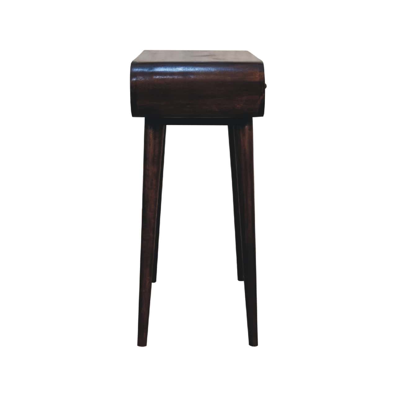 Walnut Curved Edge Console Table – Additional view 6