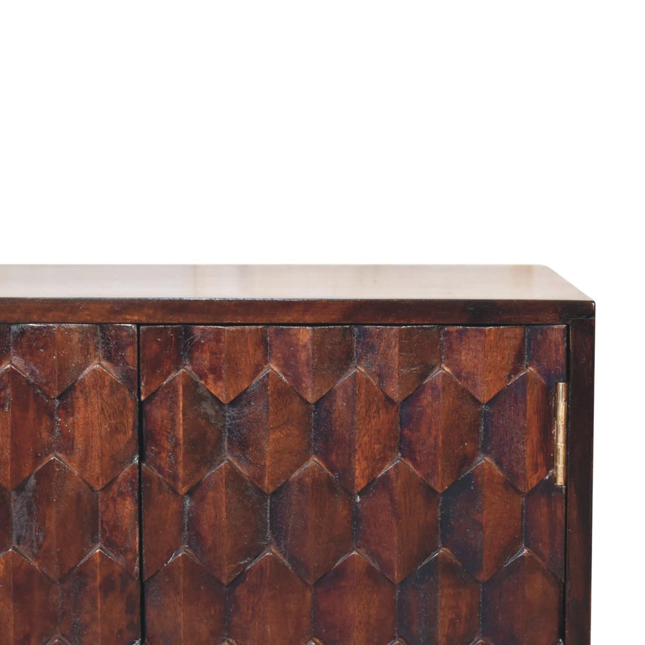 Mini Pineapple Carved Walnut Cabinet – Additional view 2
