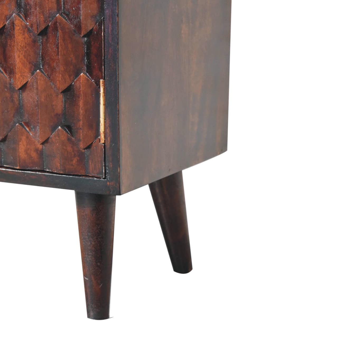 Mini Pineapple Carved Walnut Cabinet – Additional view 5