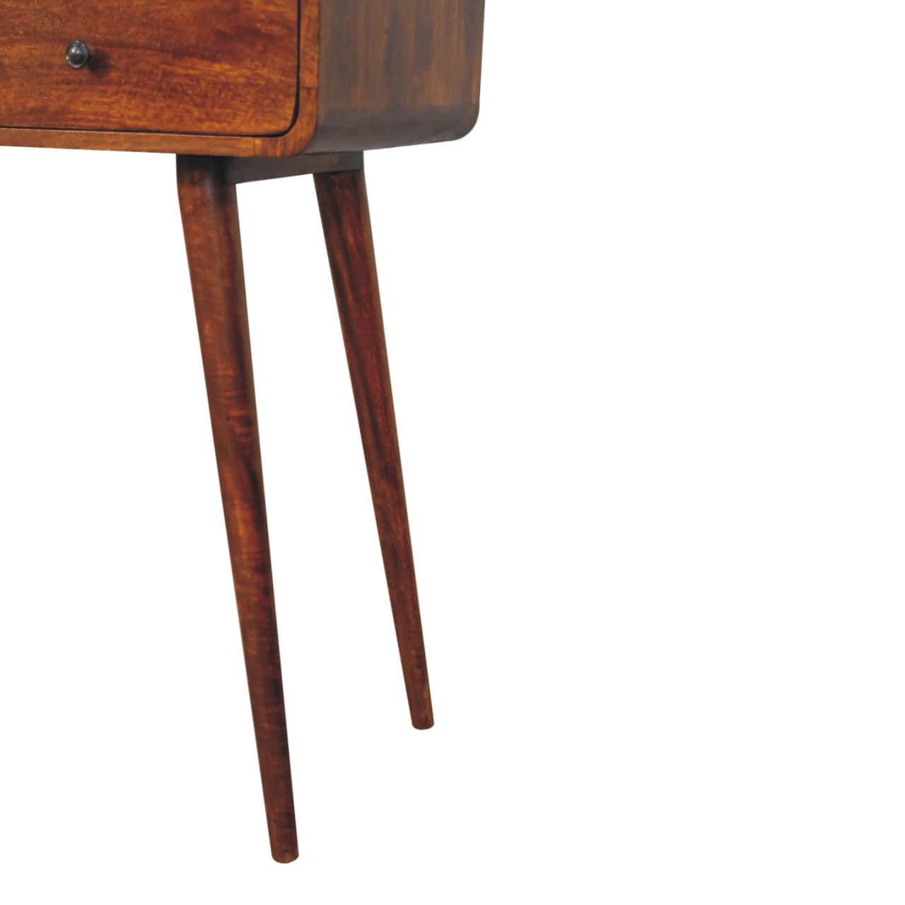 Triple Curved Chestnut Console Table – Additional view 5
