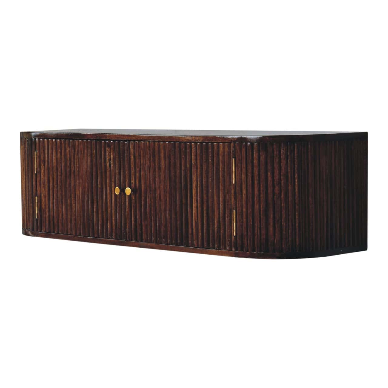 Chunky Chestnut Wall Mounted Console – Bedside Tables