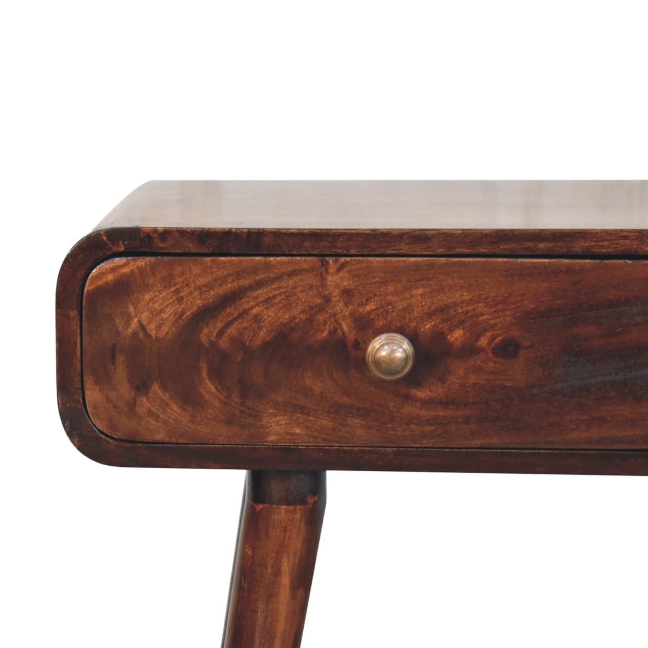 California Walnut Curved Hallway Table – Additional view 2