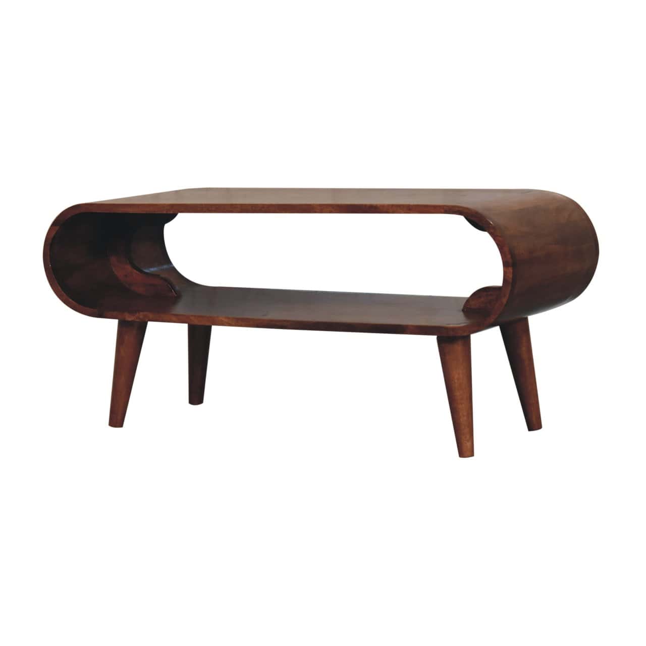 Amaya Nordic Style Honey Caramel Coffee Table – Coffee Tables