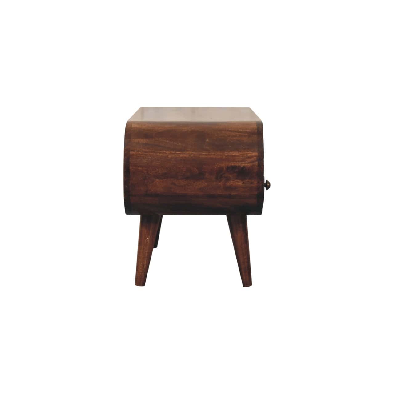 California Walnut Circular TV Stand – Additional view 6