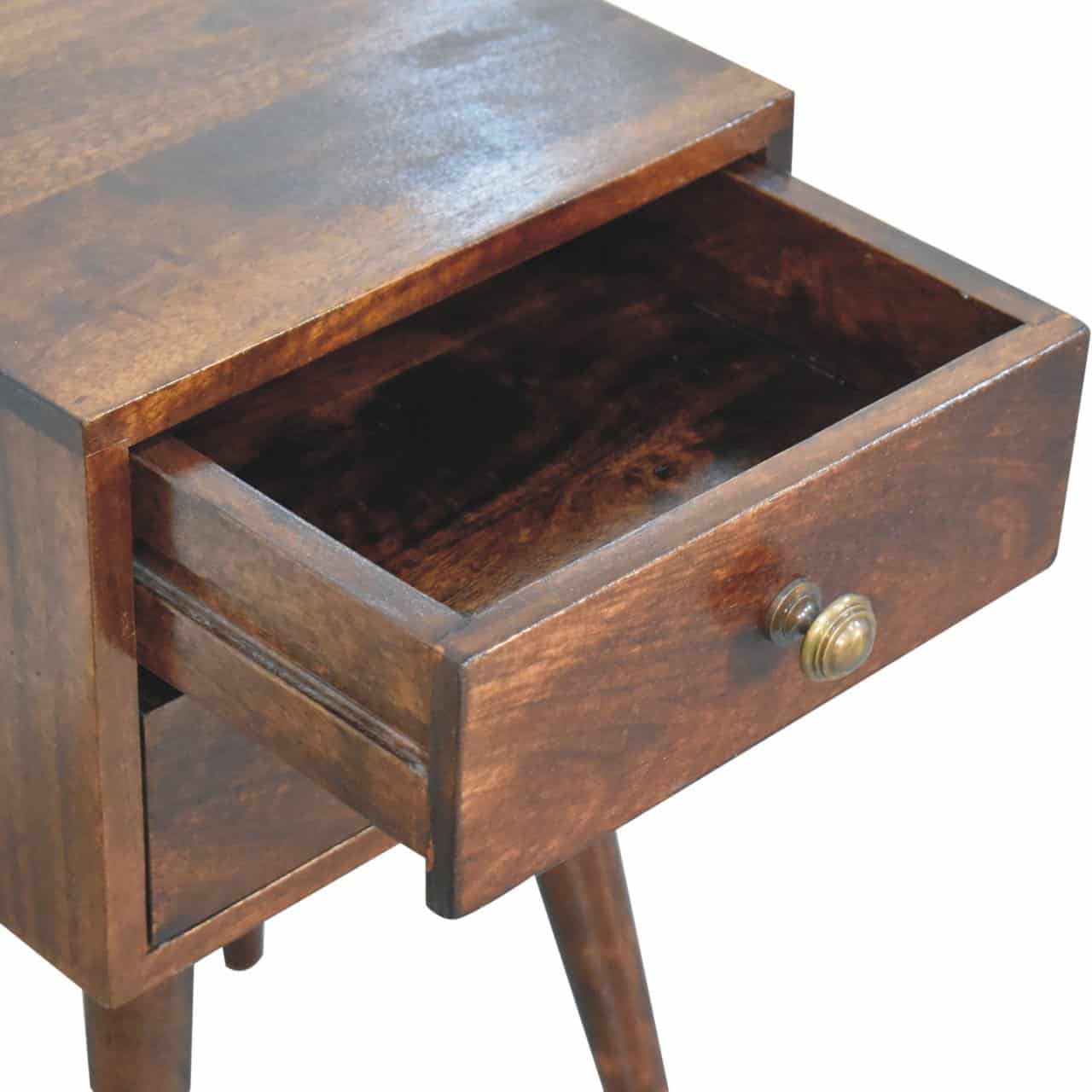 Mini 2 DrawerCalifornia Walnut Bedside – Additional view 4