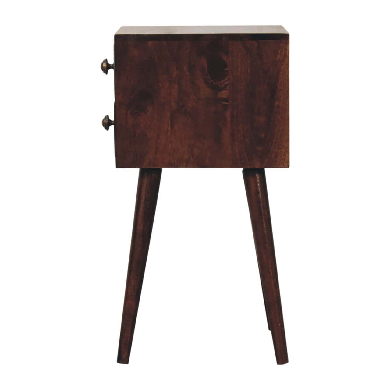 Mini 2 DrawerCalifornia Walnut Bedside – Additional view 6