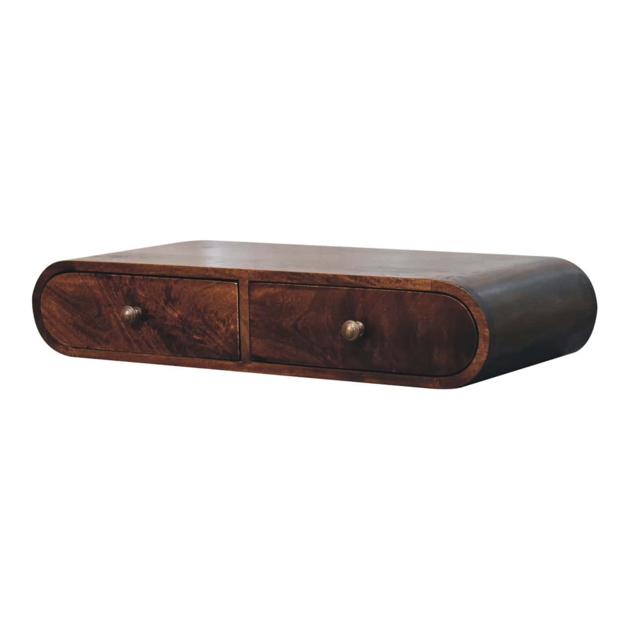 Wall Mounted California Walnut Console Table – Additional view
