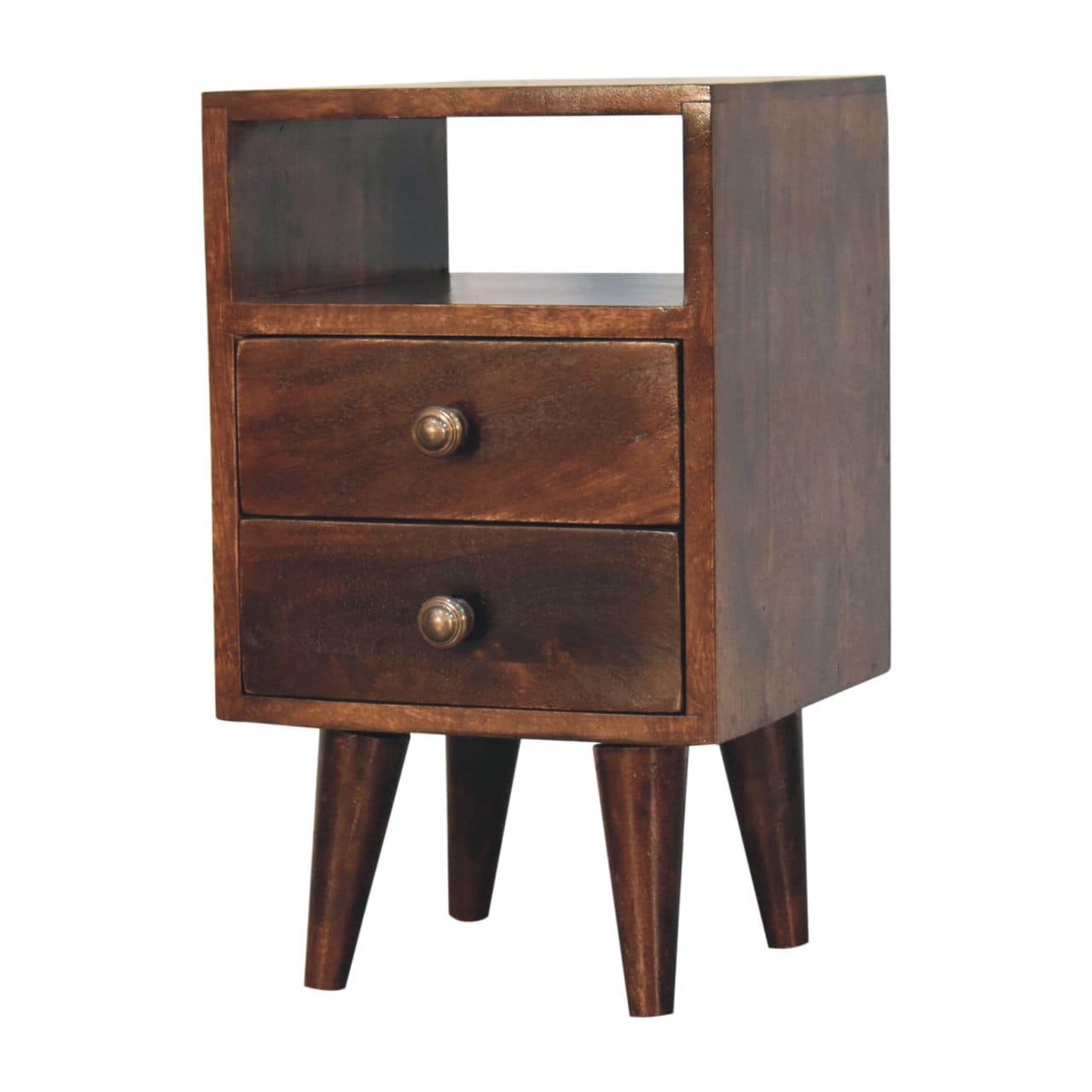 Mini Classic California Walnut Bedside – Bedside Tables