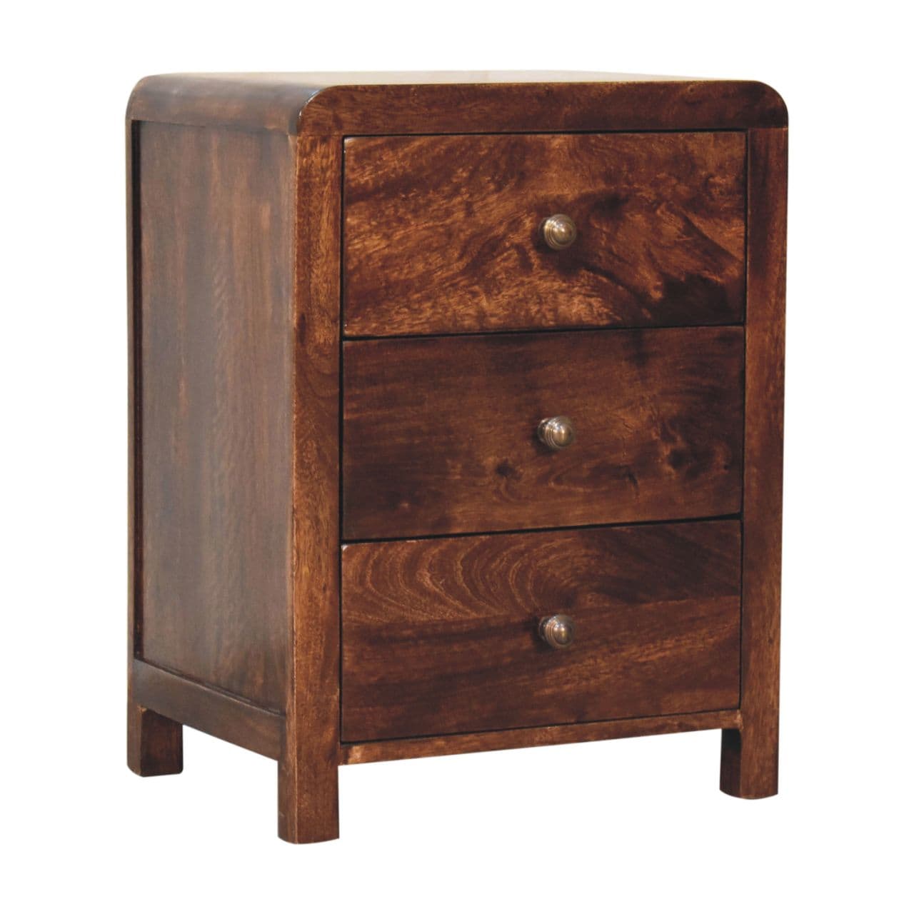 California Walnut Naya Bedside – Bedside Tables