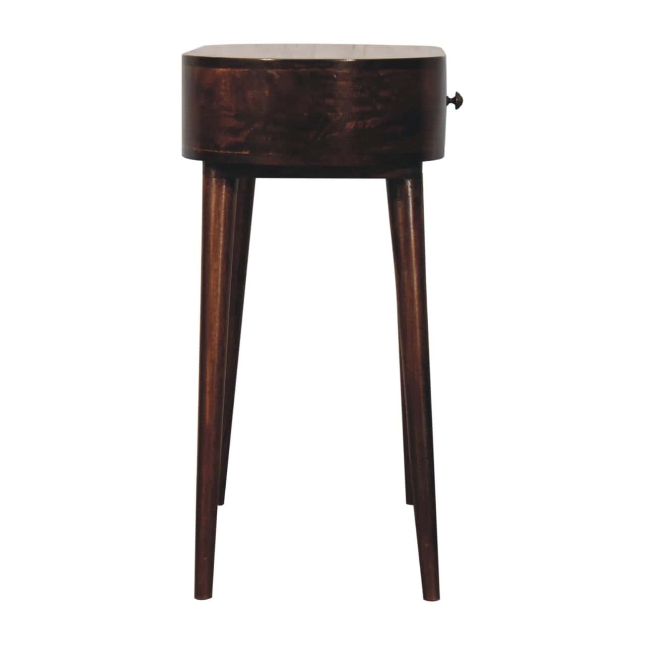 California Walnut Rounded Small Console Table – Additional view 6