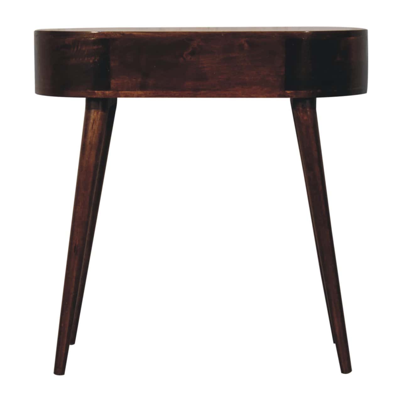 California Walnut Rounded Small Console Table – Additional view 7