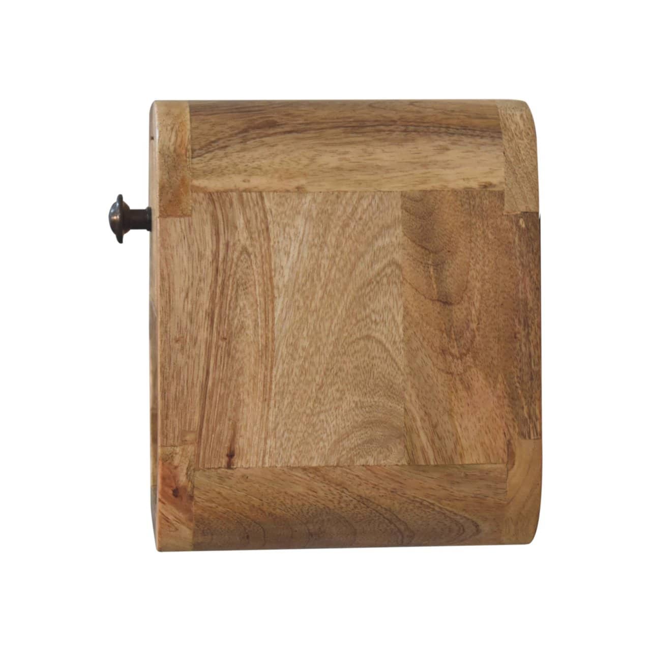 Extra Mini Curved Oak-ish Bedside with Open Slot – Additional view 6