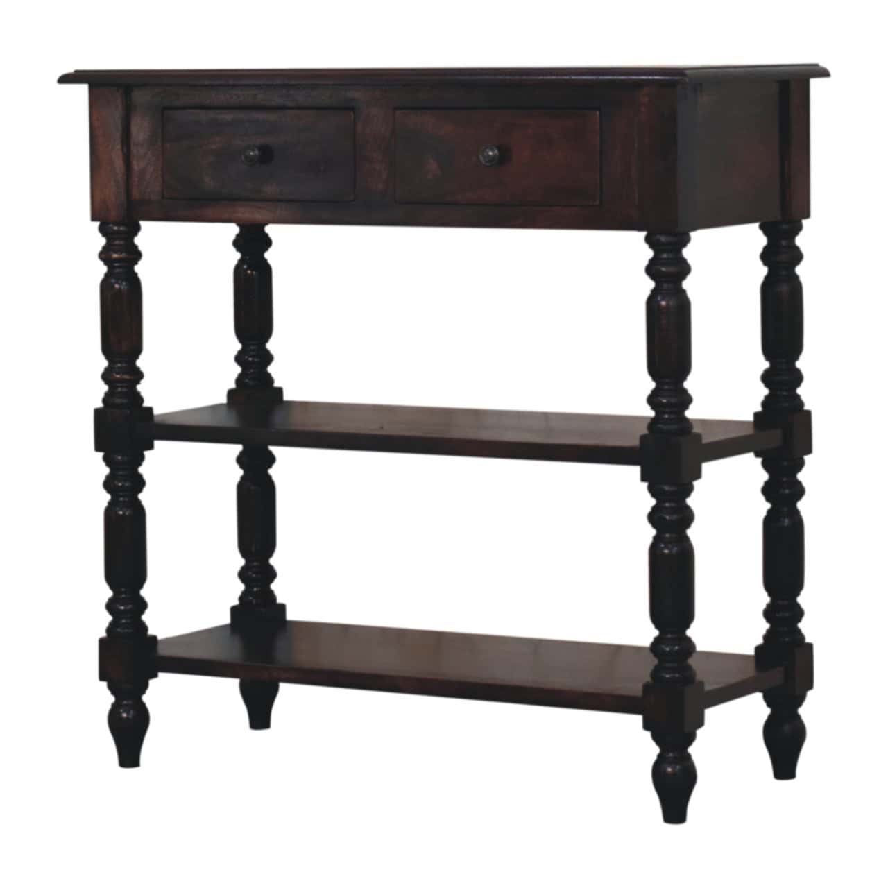 Turned legs Cherry Side Table – Additional view