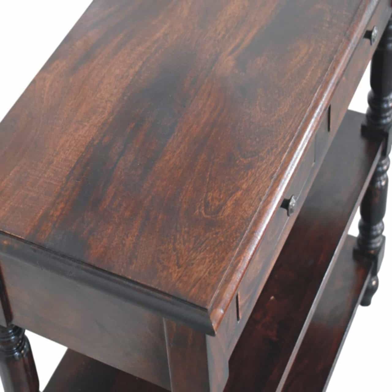 Turned legs Cherry Side Table – Additional view 3