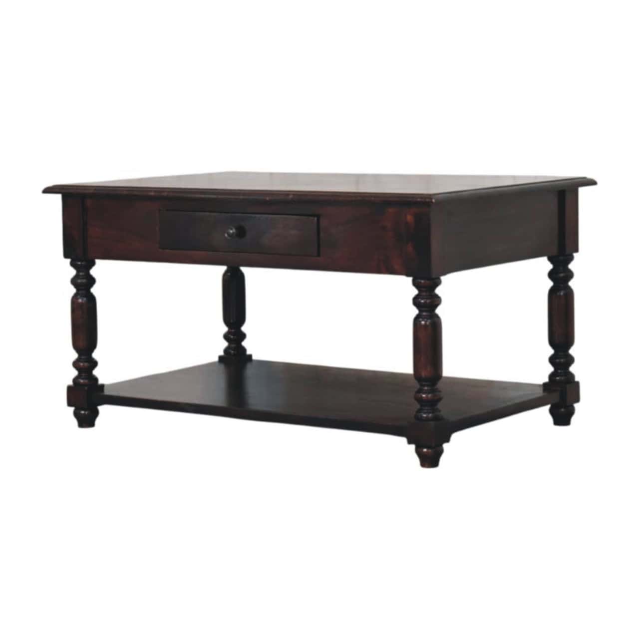 Turned Legs Cherry Console Table – Console Tables