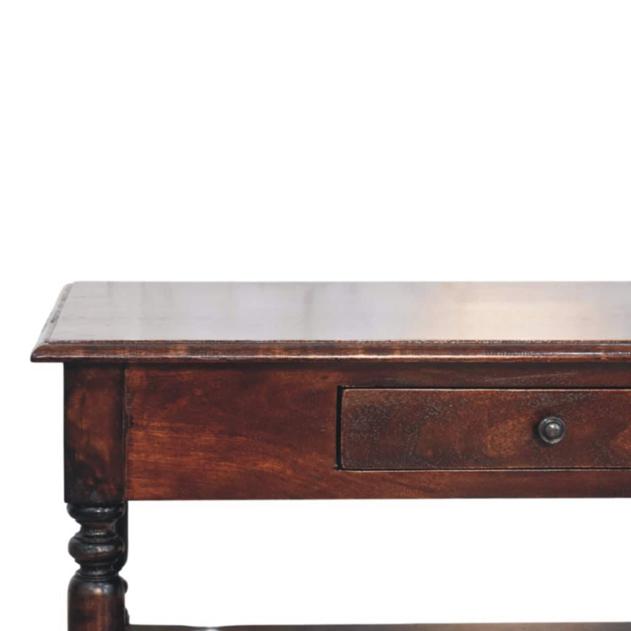 Turned Legs Cherry Console Table – Additional view 2
