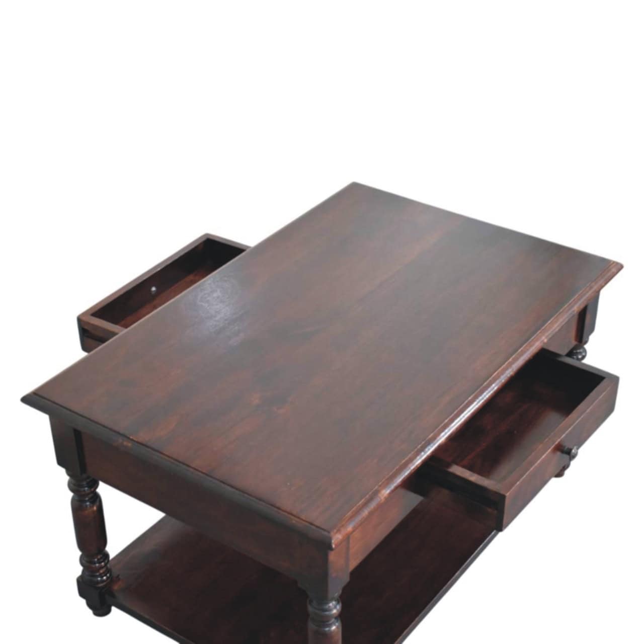 Turned Legs Cherry Console Table – Additional view 3