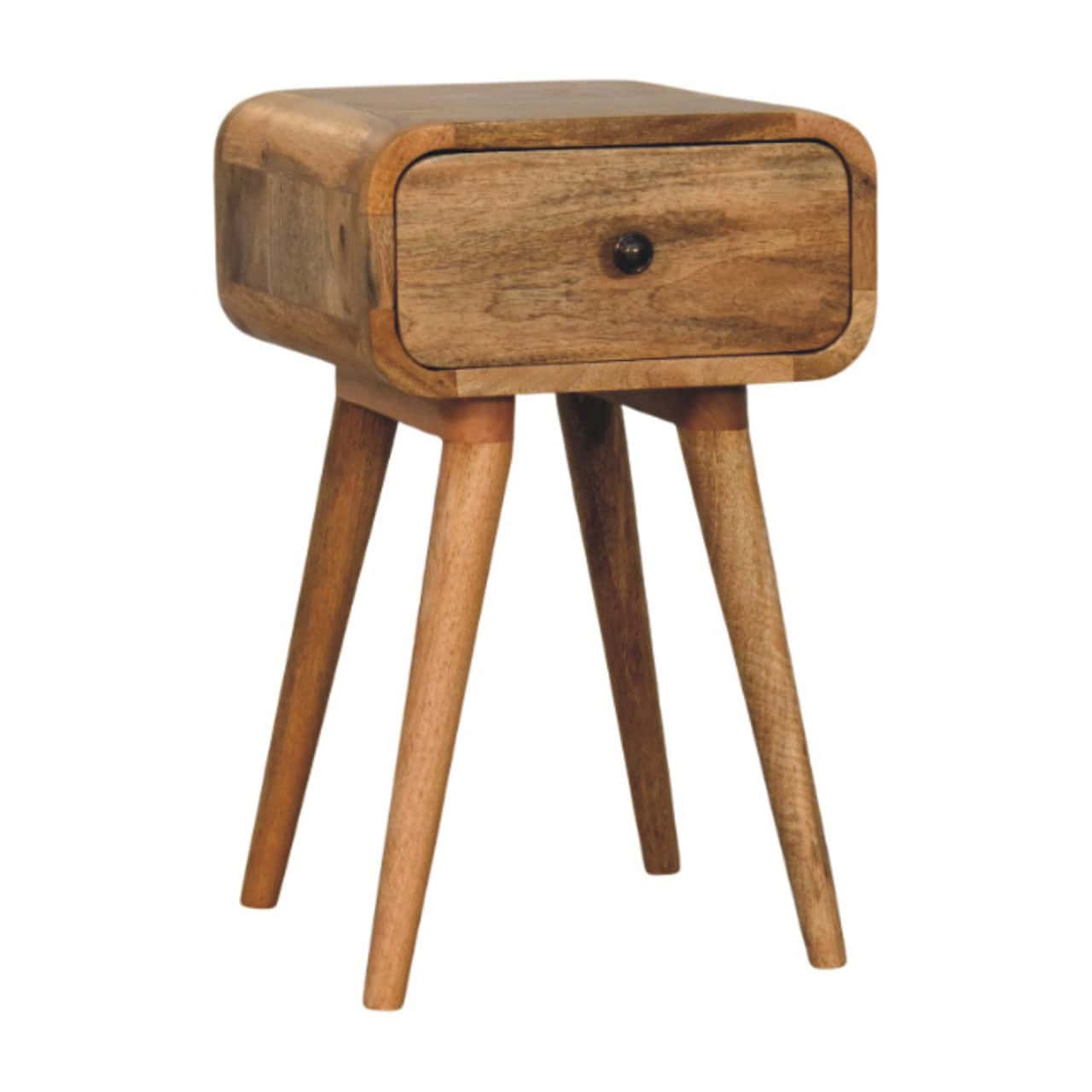 Avora Mini Oak-ish Nightstand with 1 drawer – Bedside Tables