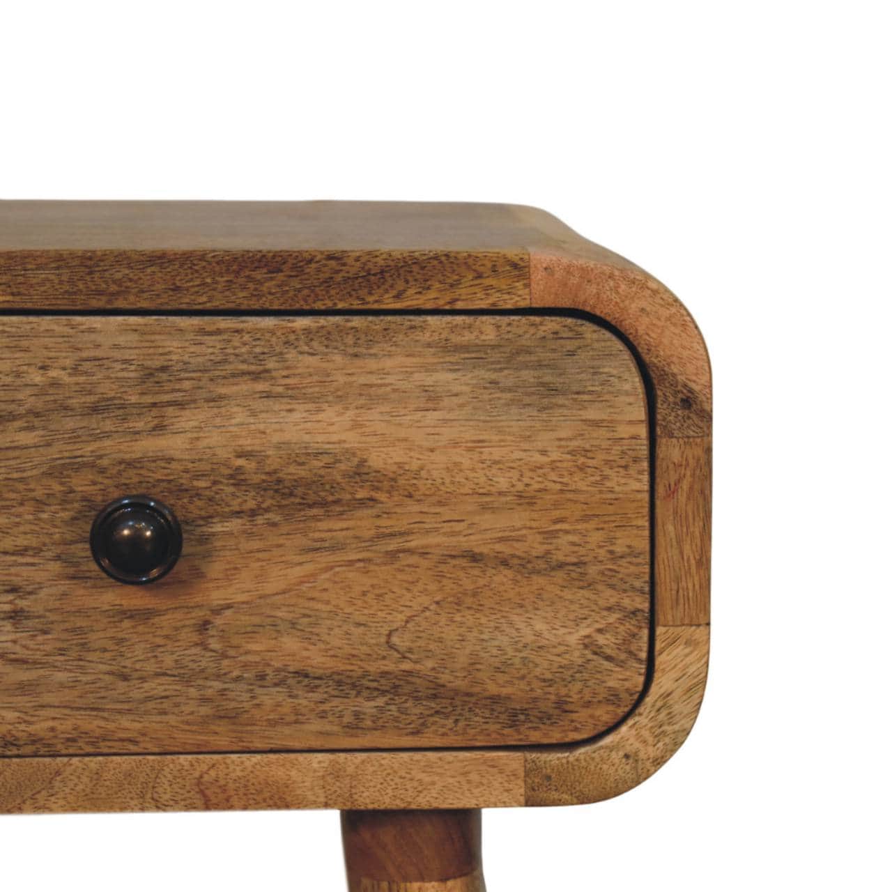 Avora Mini Oak-ish Nightstand with 1 drawer – Additional view