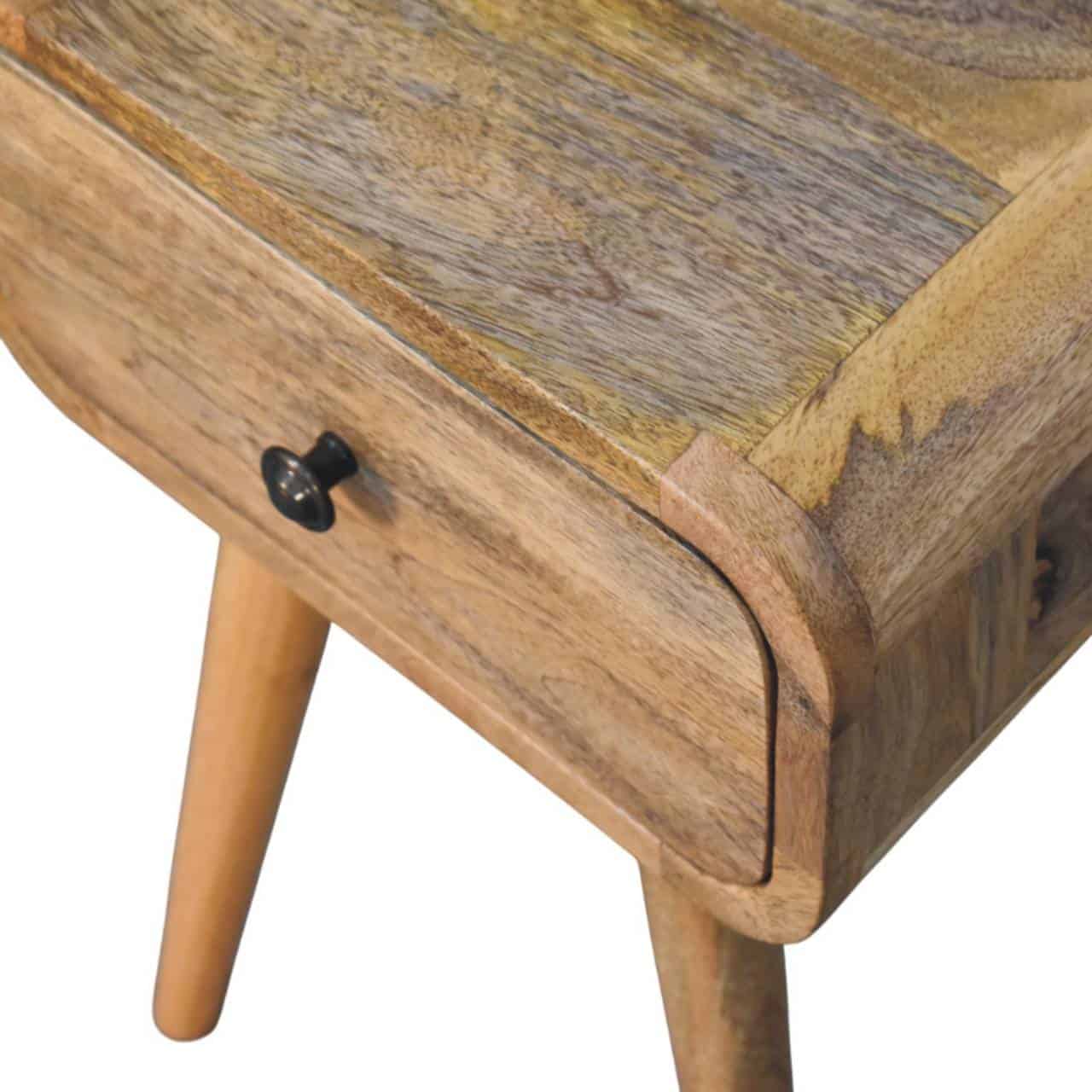 Avora Mini Oak-ish Nightstand with 1 drawer – Additional view 2