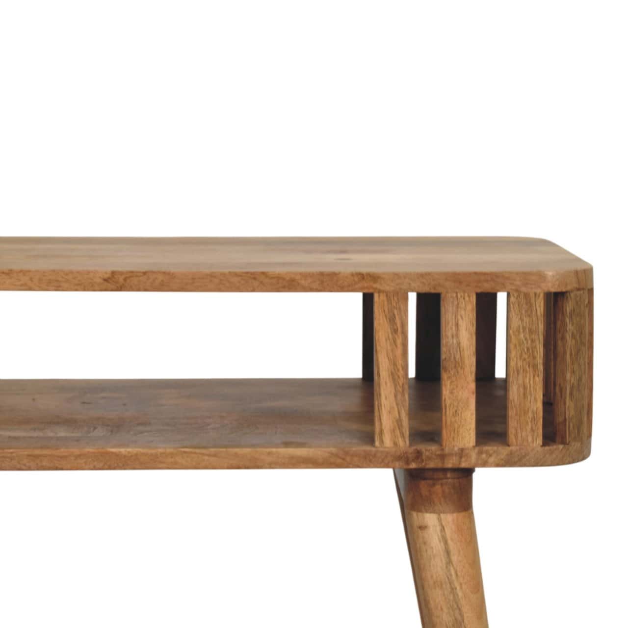 Slatted Oak-ish Console – Additional view