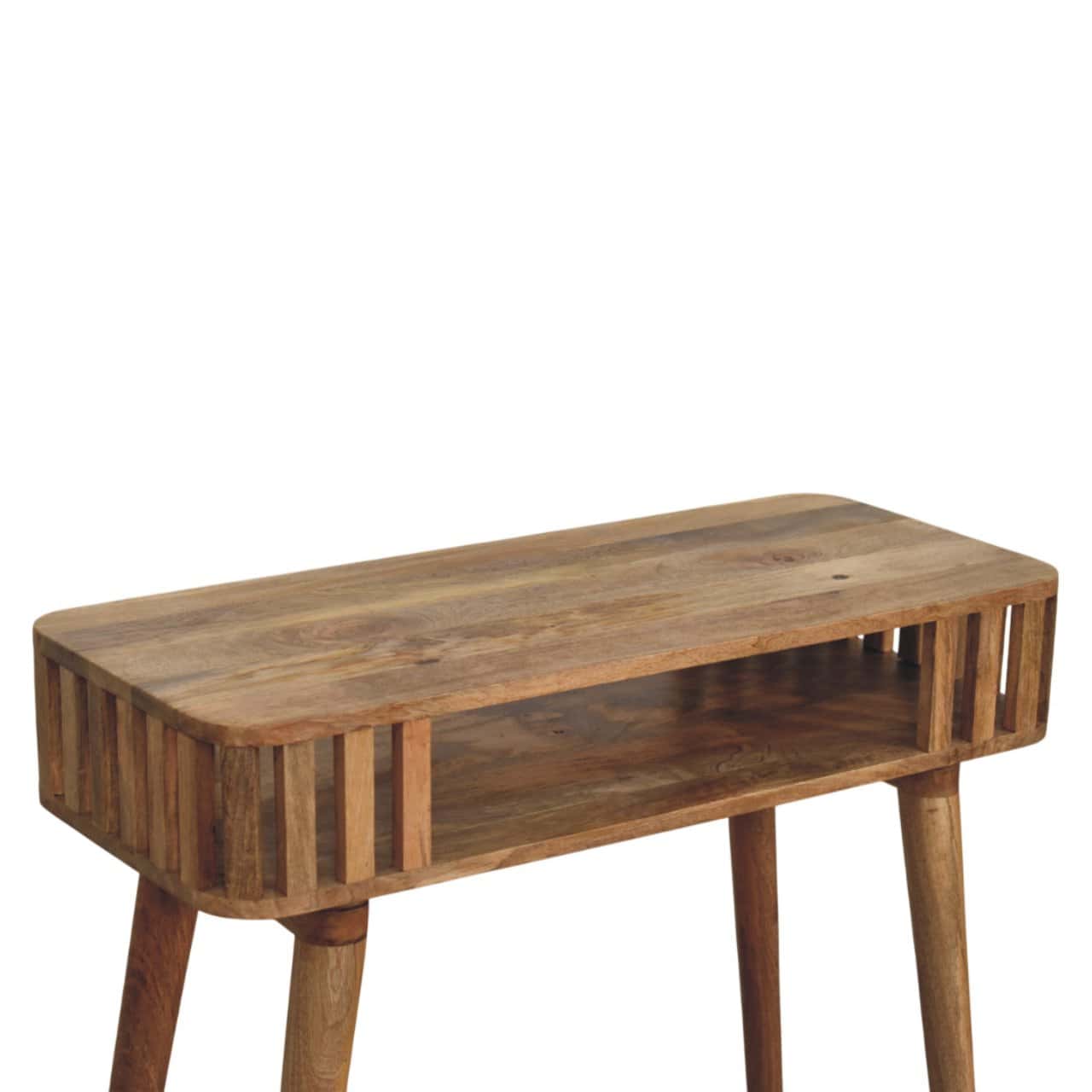 Slatted Oak-ish Console – Additional view 2