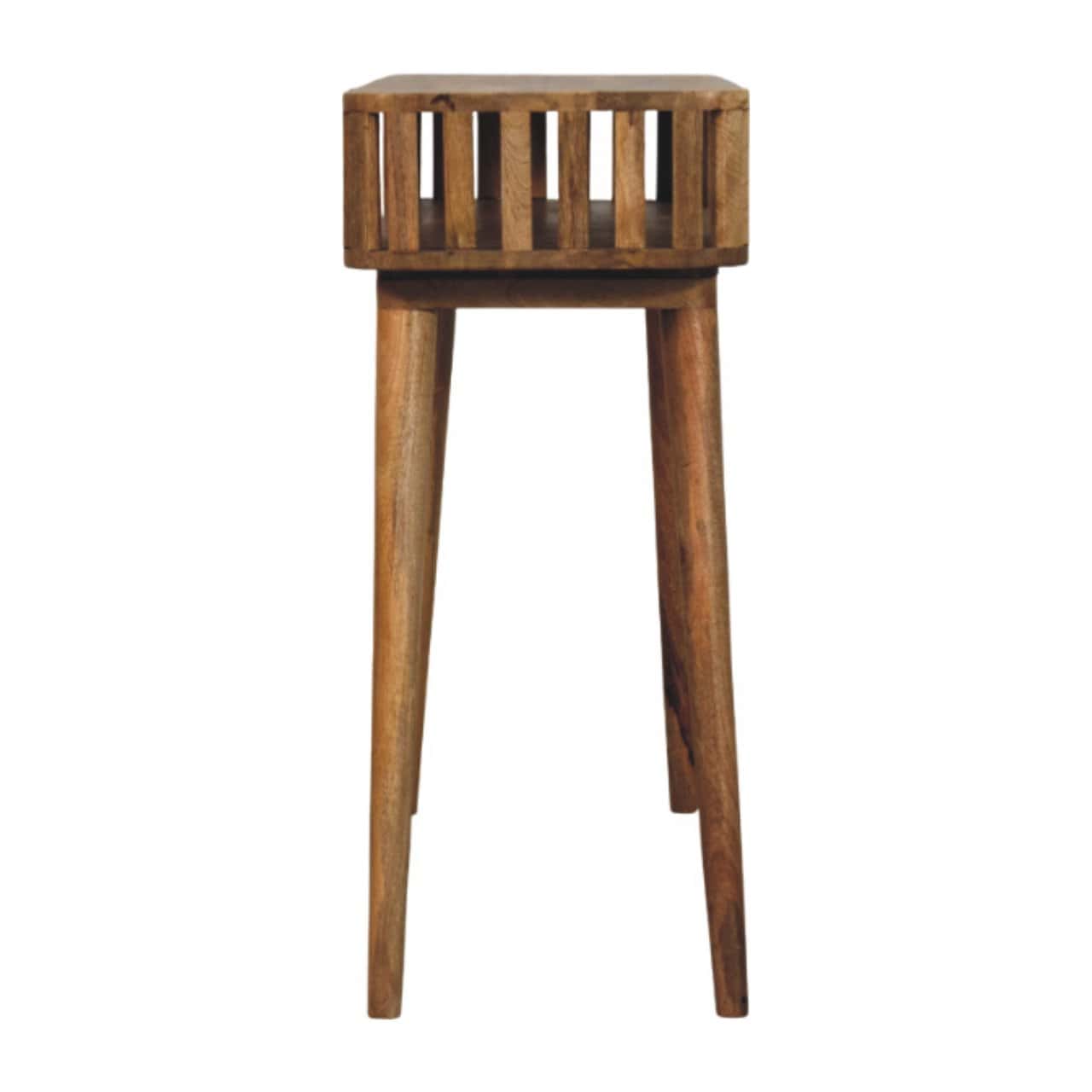 Slatted Oak-ish Console – Additional view 5