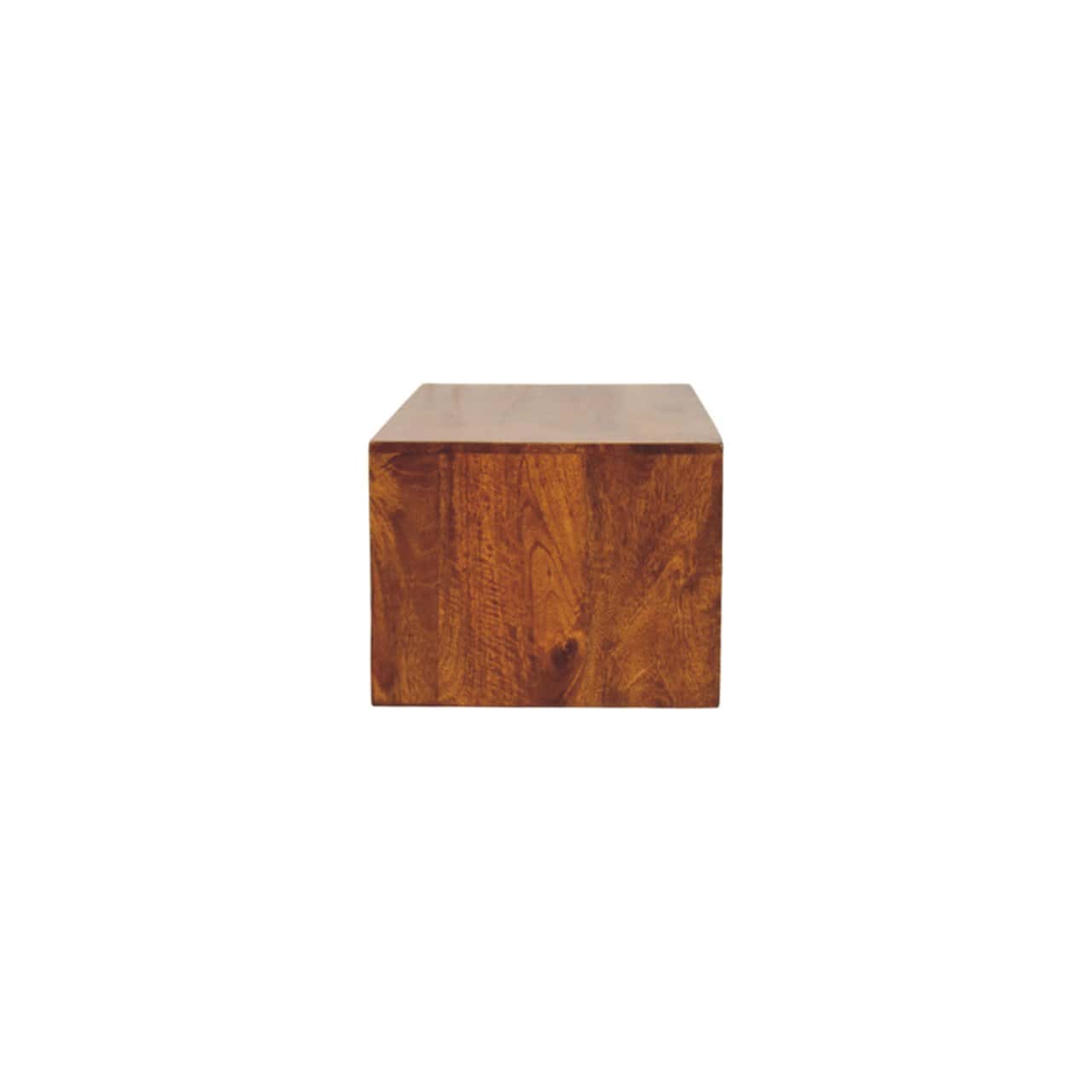 Lunar 2 Drawer Chestnut Wall Mounted Media Unit – Additional view 5
