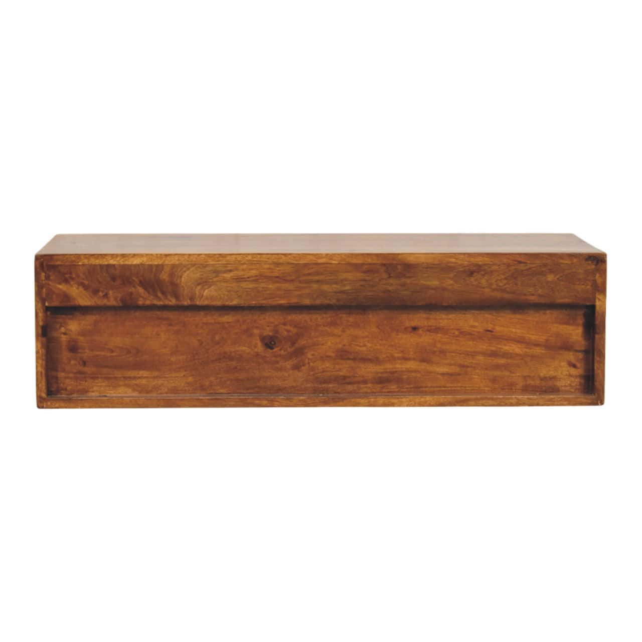 Lunar 2 Drawer Chestnut Wall Mounted Media Unit – Additional view 6