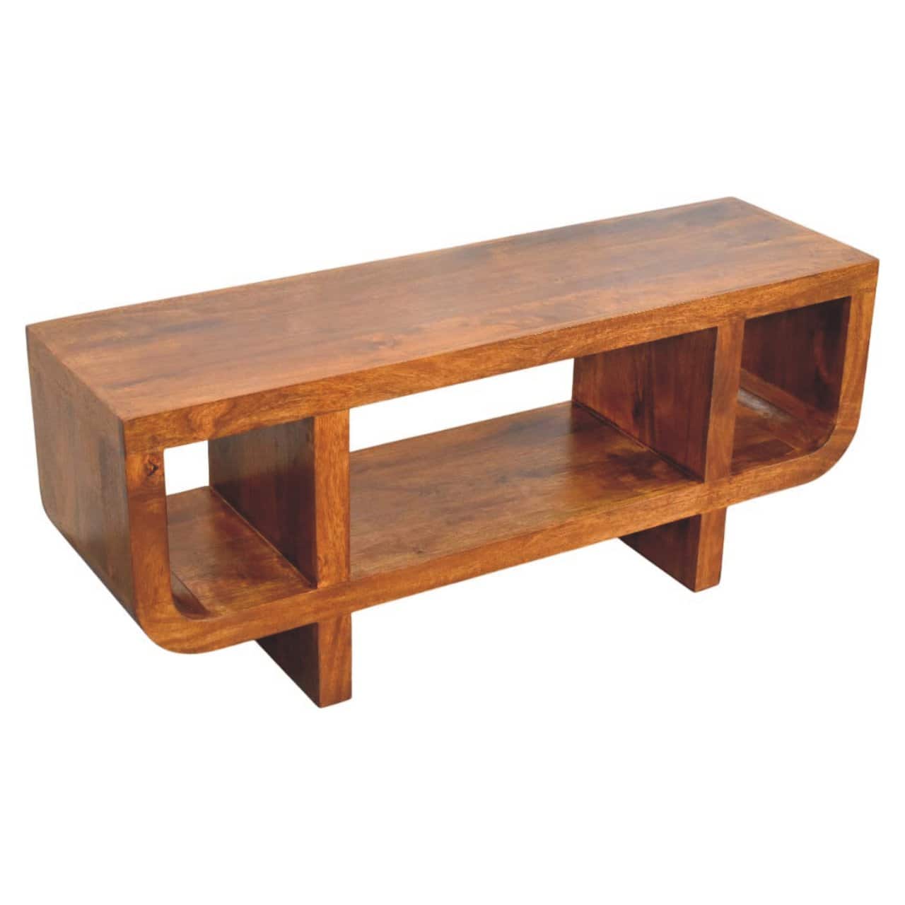 Orion Curved Chestnut Media Unit – Additional view 3