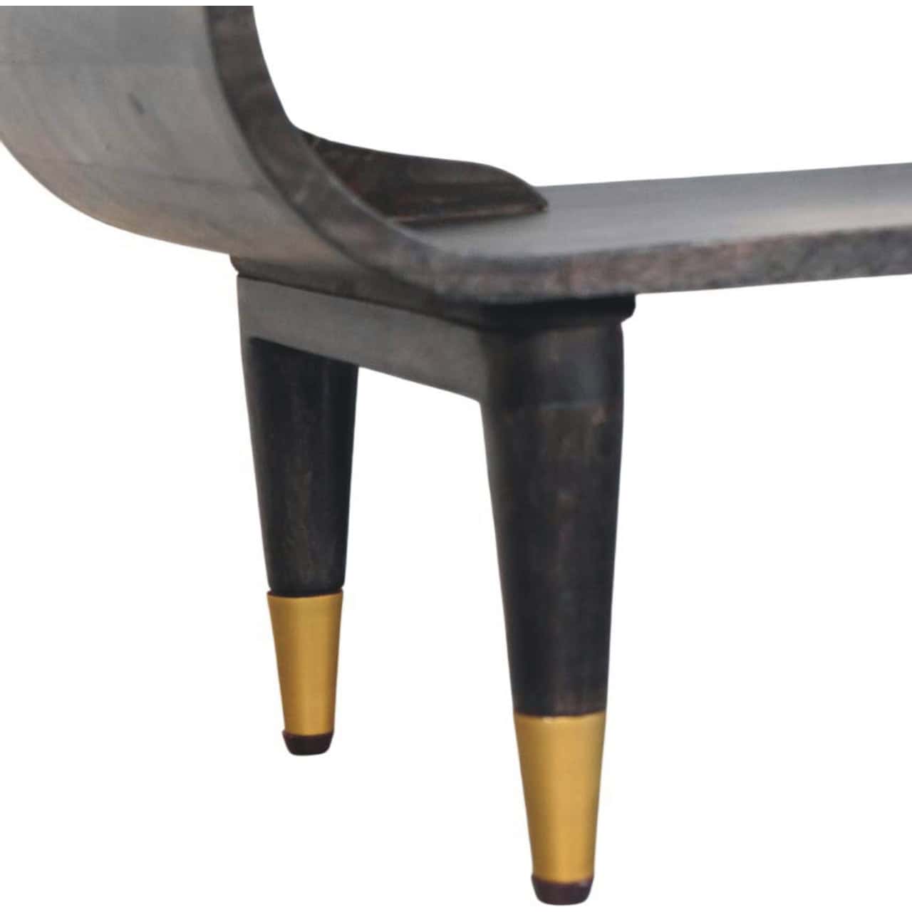 Curved Edge Media with Brass Accents – Additional view 4