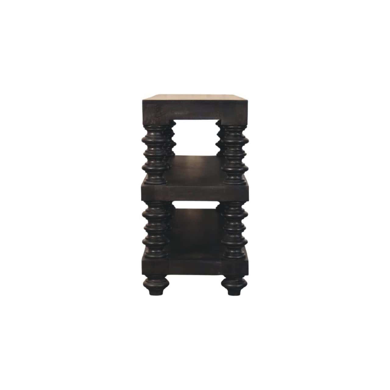 Spindle Shelf Console in Carbon Ash – Additional view 4