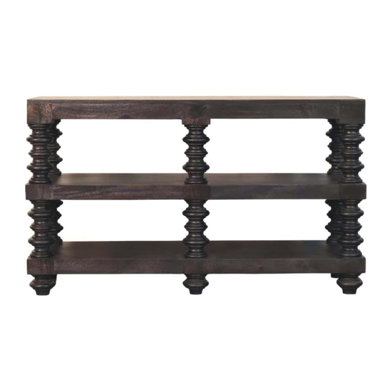 Spindle Shelf Console in Carbon Ash – Additional view 5