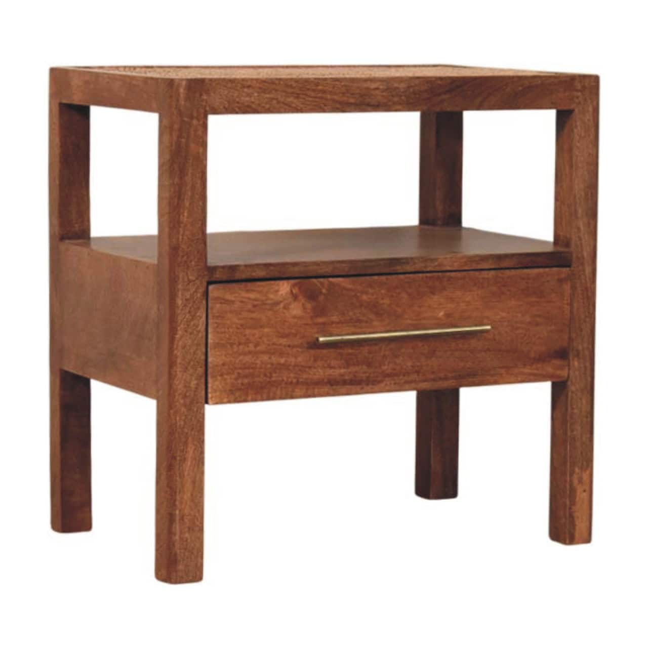 Saffron Rattan Nightstand – Nightstands